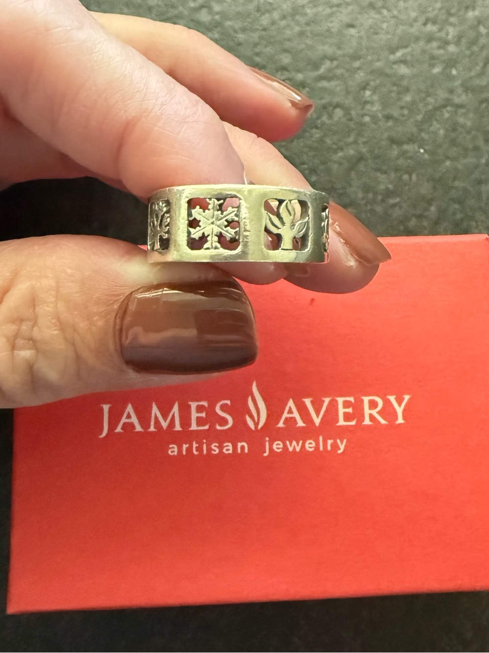 James Avery Sterling Silver Seasons Ring